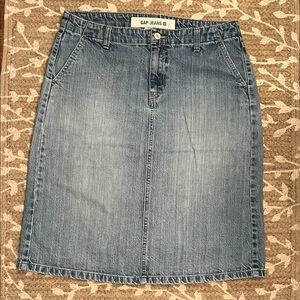 Women's Gap Blue Denim Skirt